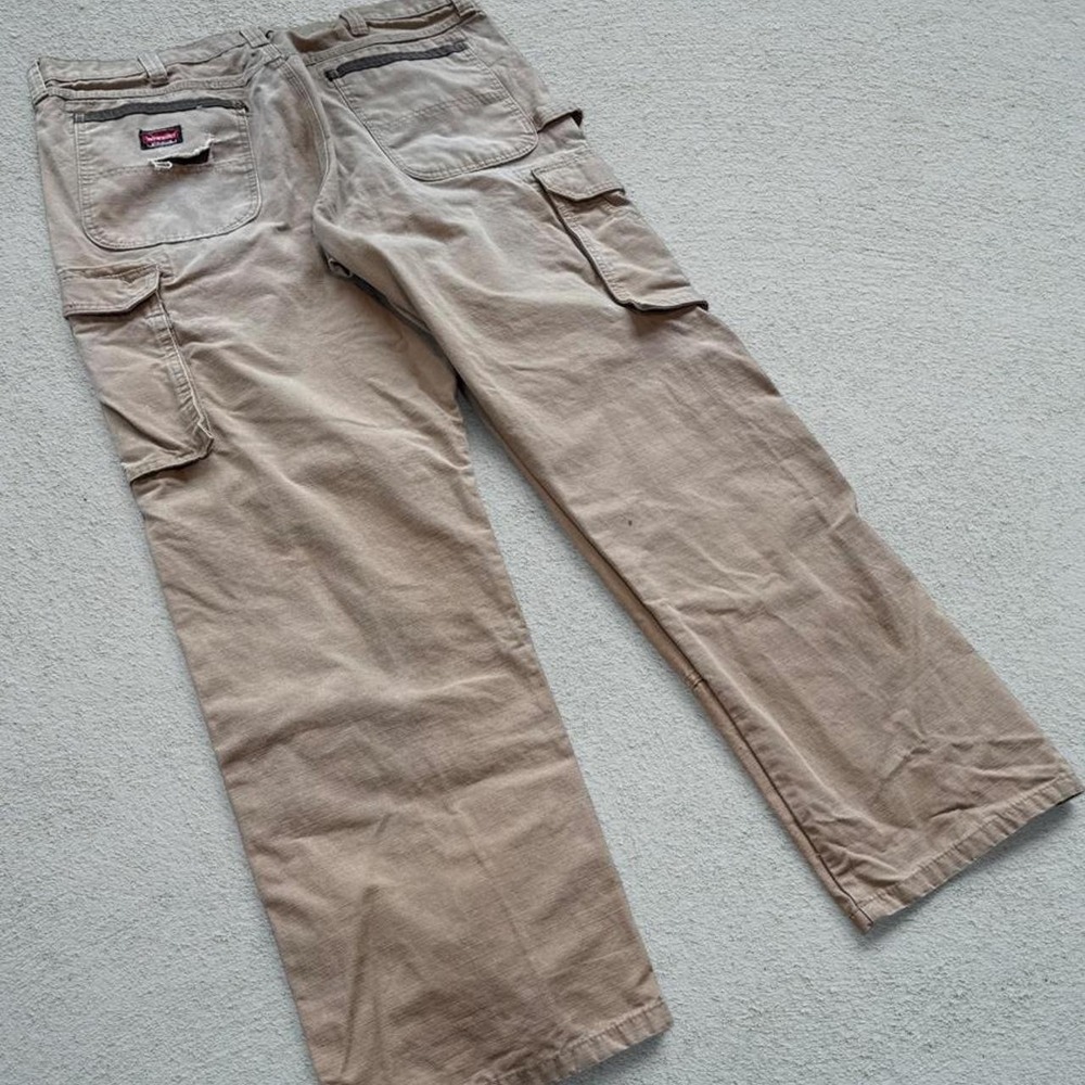 Vintage Wrangler Carpenter Pants Tan 38x32